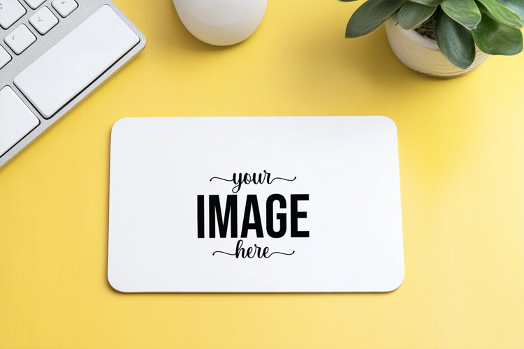 Office Desk Mouse Pad Mockup