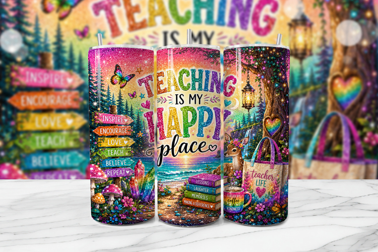 Teaching is My Happy Place Wrap