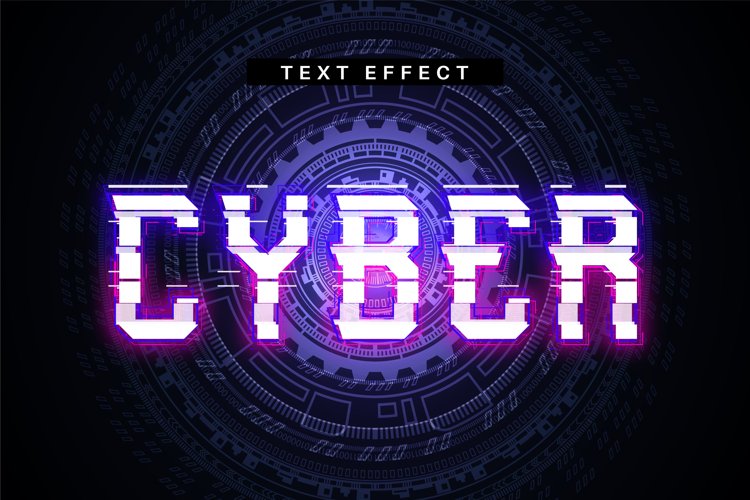 Editable Text Effect for Illustrator. Vector Graphic styles