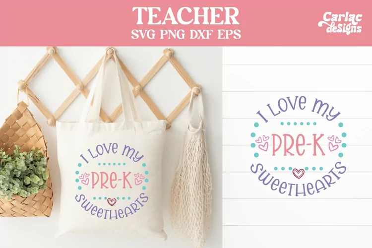 Teacher School SVG and Sublimation, Pre-k Teacher