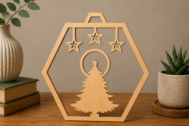Christmas Tree Wooden Ornament