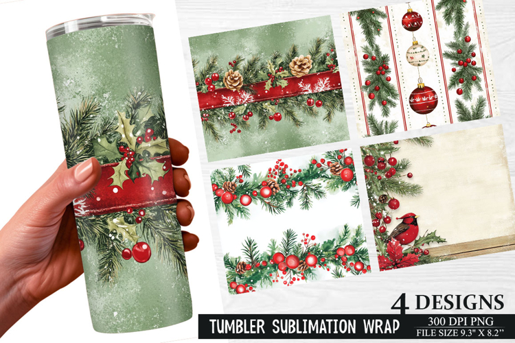 Christmas Tumbler Wrap Image 22