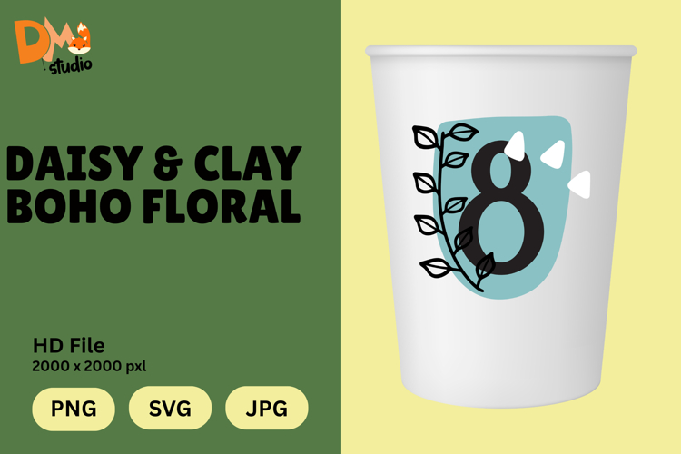 Floral Letter Svg Image 14