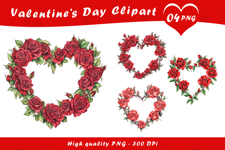 Red Rose Clipart Image 11