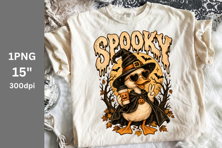 Halloween PNG, Spooky Goose PNG, Fall PNG