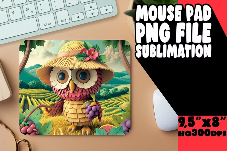 Vibrant Sublimation Mousepad