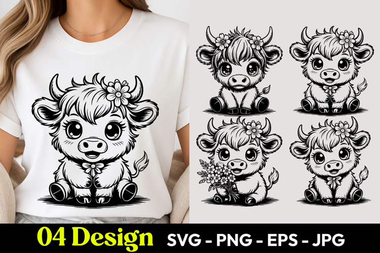 Baby Cow Svg Image 19