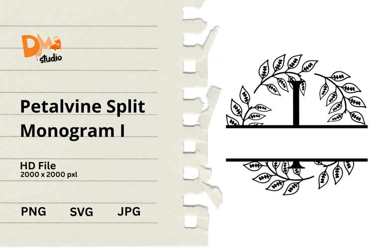 Floral Monogram Letter Svg Image 11