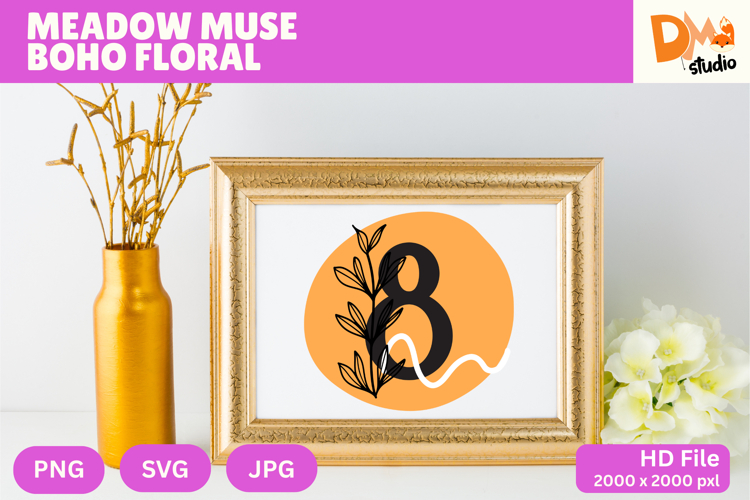 Floral Monogram Letter Svg Image 11
