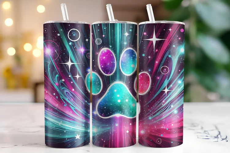 Paw Tumbler Wrap | Sublimation | Tumblers