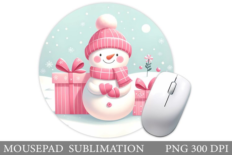 Cute Snowman Clipart Image 8
