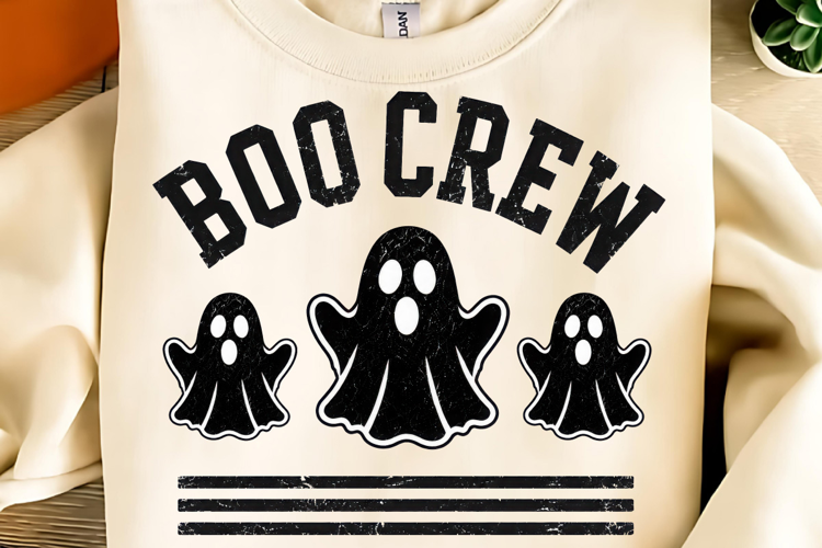 Boo Crew PNG, Halloween PNG, Halloween Sign, Boo Ghost PNG