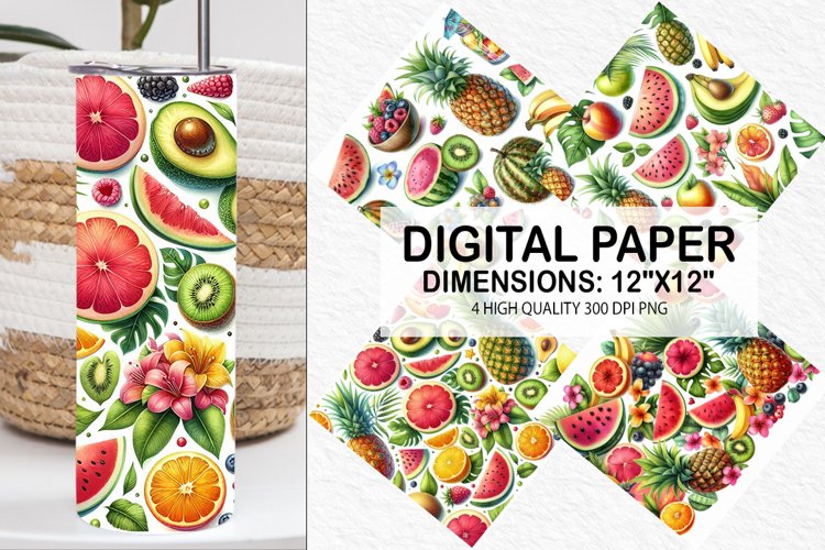 Summer Digital Paper Image 11