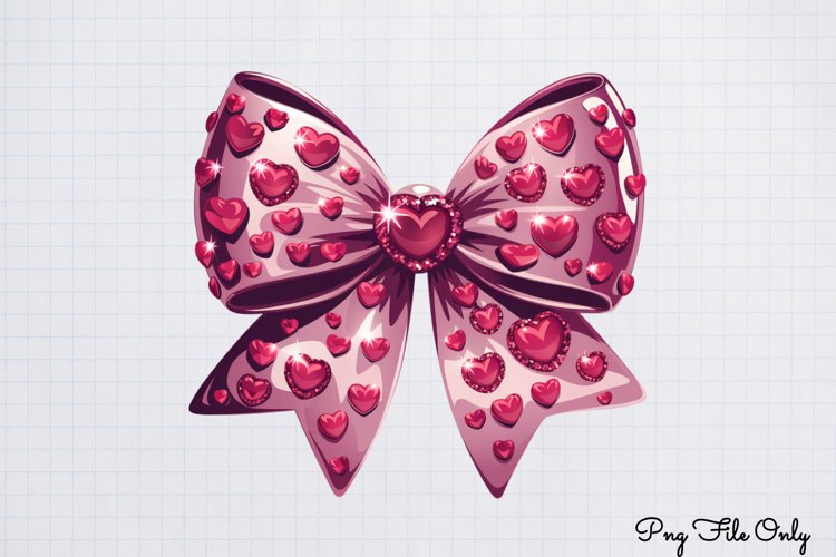 Coquette Valentine Clipart PNG