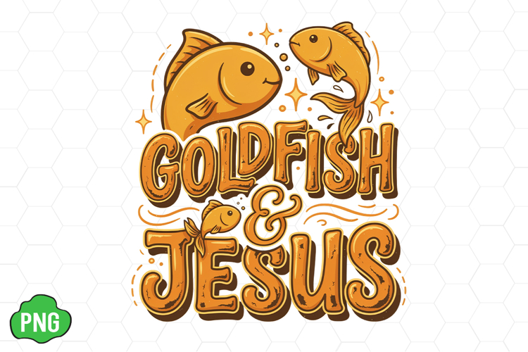 Goldfish & Jesus Christian PNG