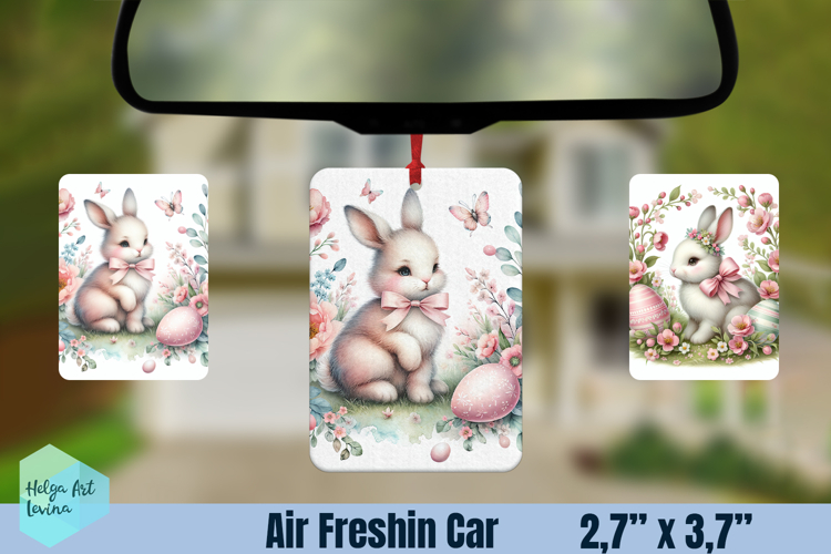 Air Freshener Car | Pink Easter PNG example image 1