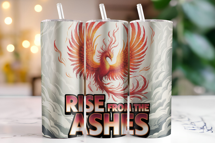 Rise from the ashes Tumbler Wrap | Sublimation | Tumblers