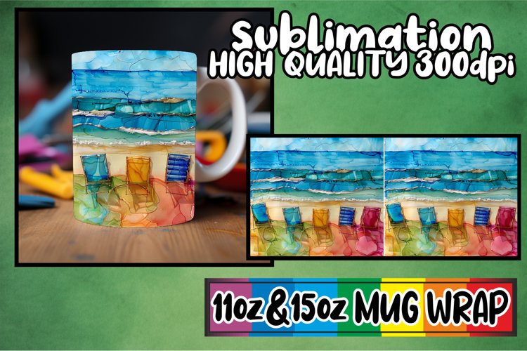 Beach Sublimation Design Image 12