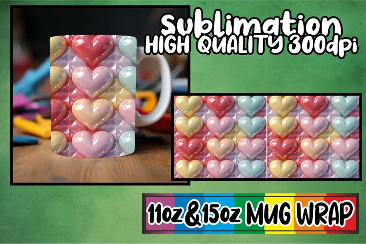 Valentines Day Mug Sublimation - 11oz & 15oz Sizes