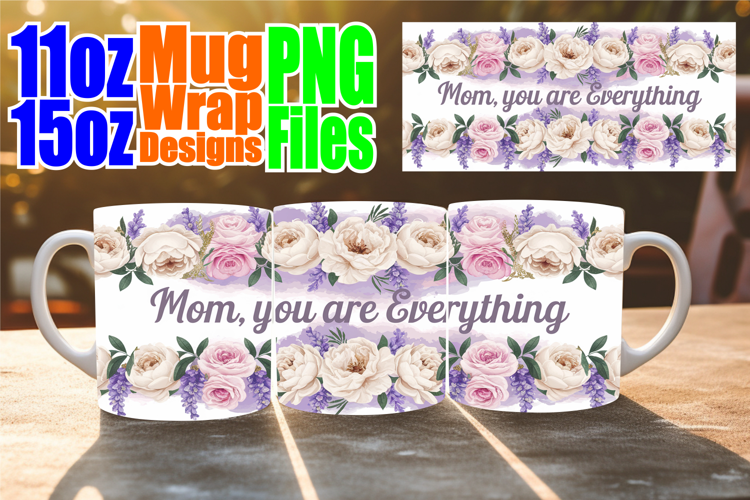 Uplifting days 11oz 15oz sublimation wrap, Mother's Day