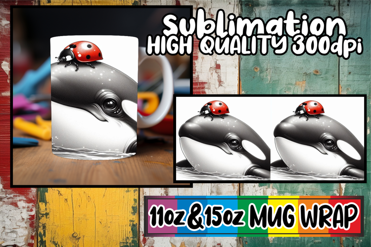 Happy journeys sublimation mug wrap, Cute Animals