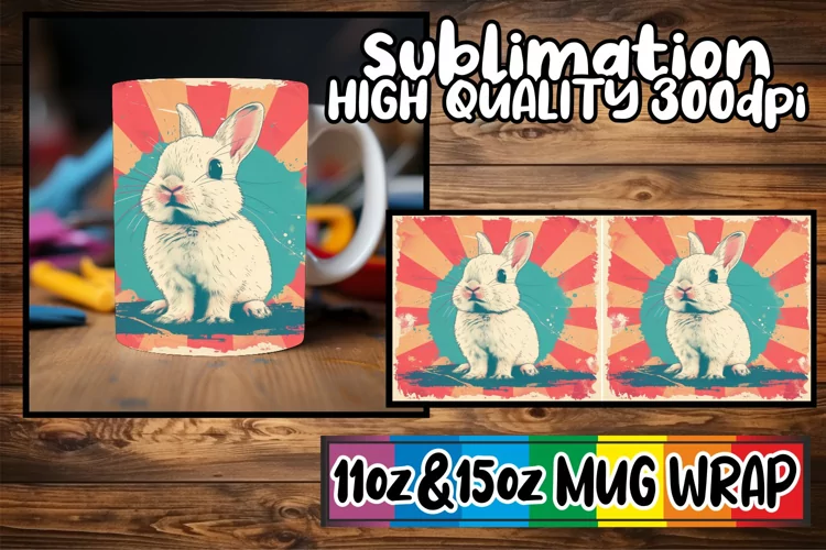 Vintage-Inspired Animal Mug Wrap
