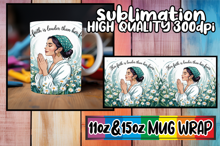 Magical sunsets sublimation print wrap, Praying Woman