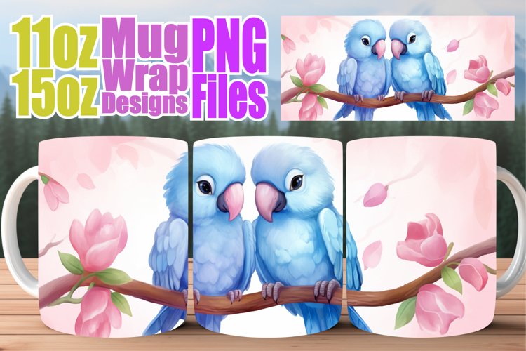 Mug Wrap Magic: Watercolor Animal Love