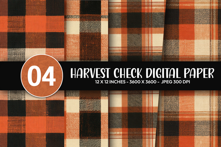 Harvest Check Digital Paper