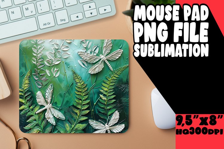 Spring Garden Sublimation Mouse Pad