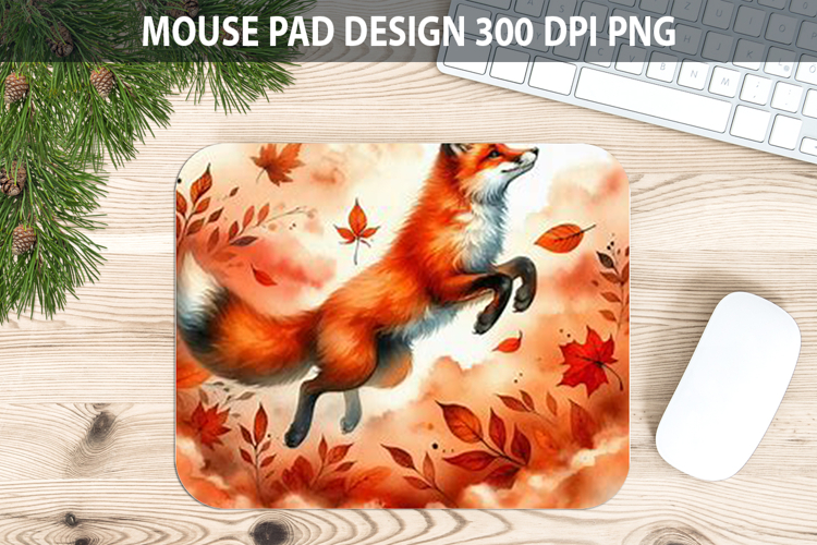 Cute Watercolor Fox Clipart Image 4