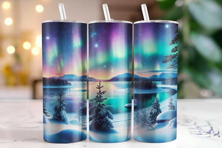 Colorful Sky Tumbler Wrap | Sublimation | Tumblers