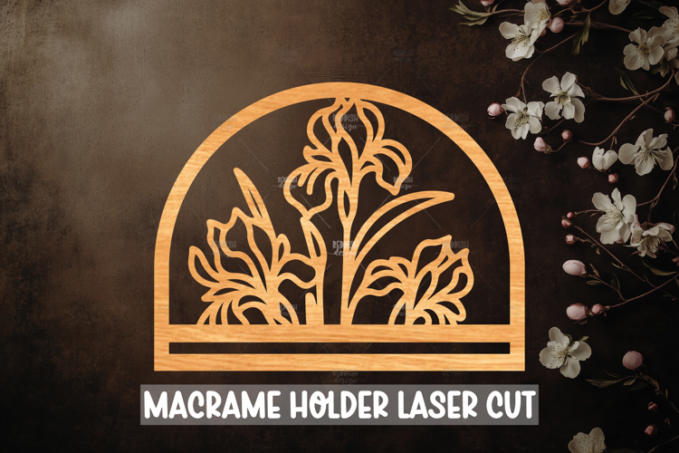 Macrame Holder Laser cut, Home decor Laser Cut