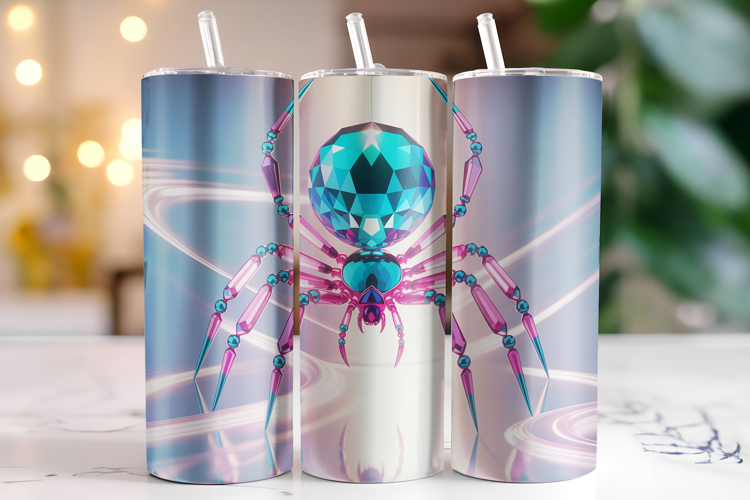 Spider Tumbler Wrap | Sublimation | Tumblers