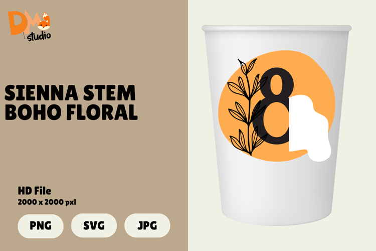 Floral Monogram Letter Svg Image 14