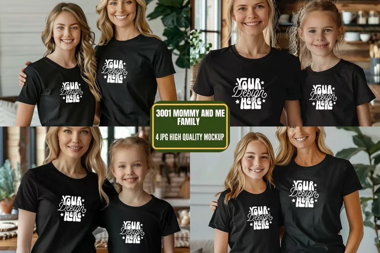 3001 Mommy and Me Family Mockup, Mommy And Me