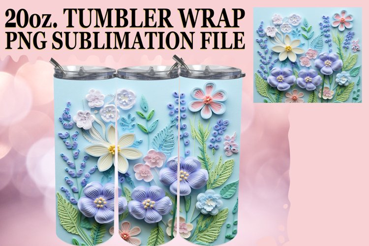Stitched Blossom Sublimation