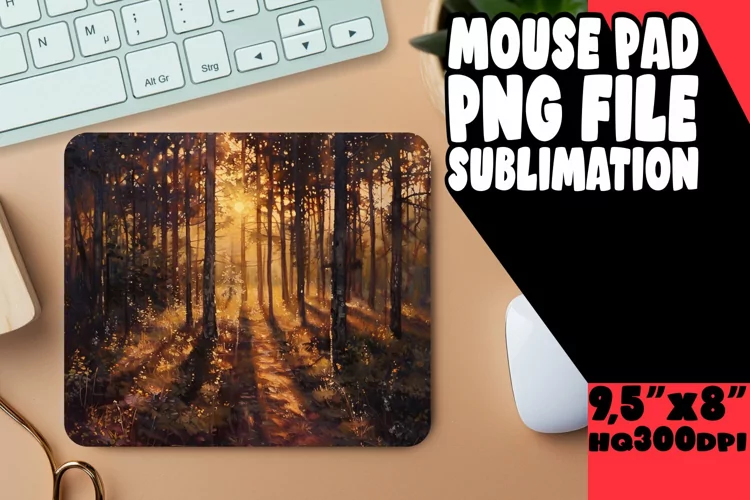 Natural Beauty Mouse Pad Sublimation