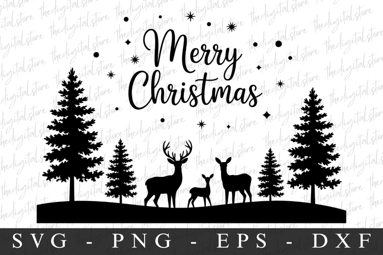 Merry Christmas Tree Svg Image 8