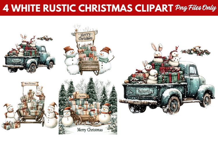Rustic Christmas Clipart Image 10