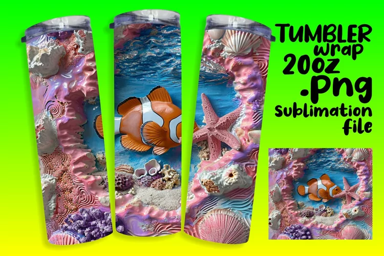 Explore the Depths - 3D Tumbler Design