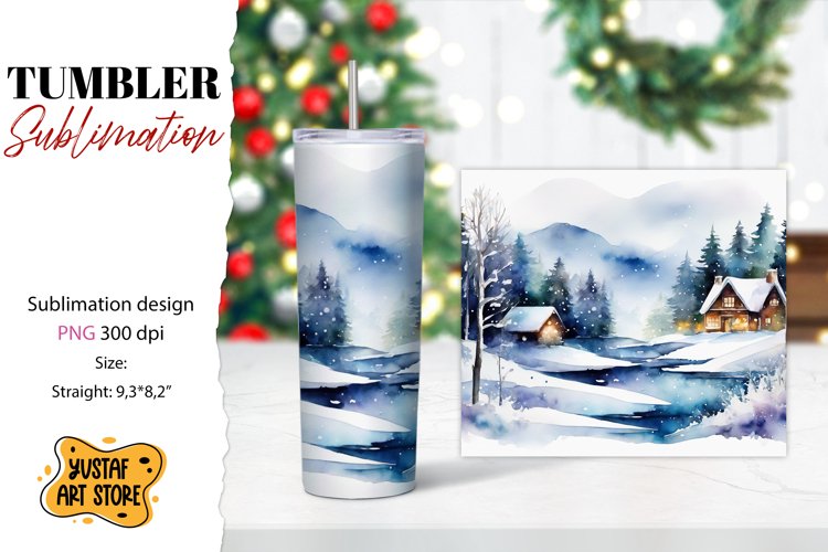 Winter Watercolor Clipart Image 24