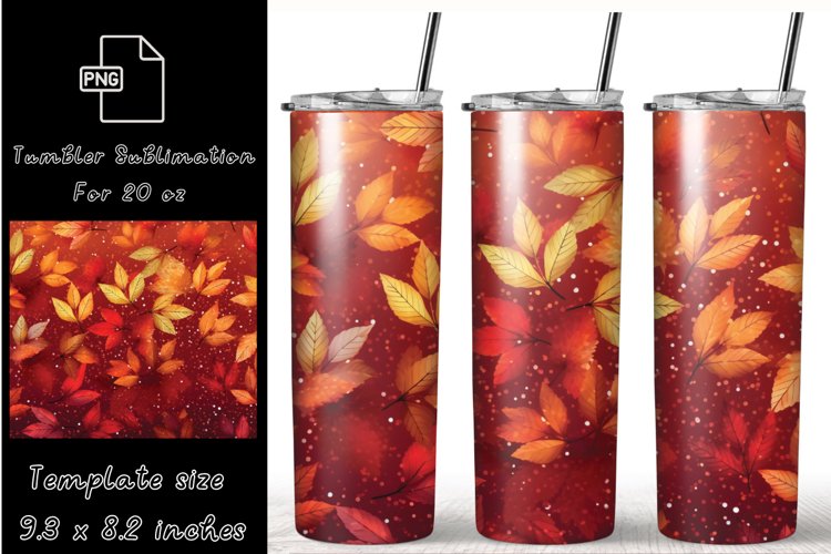 Fall Tumbler Wrap Image 17