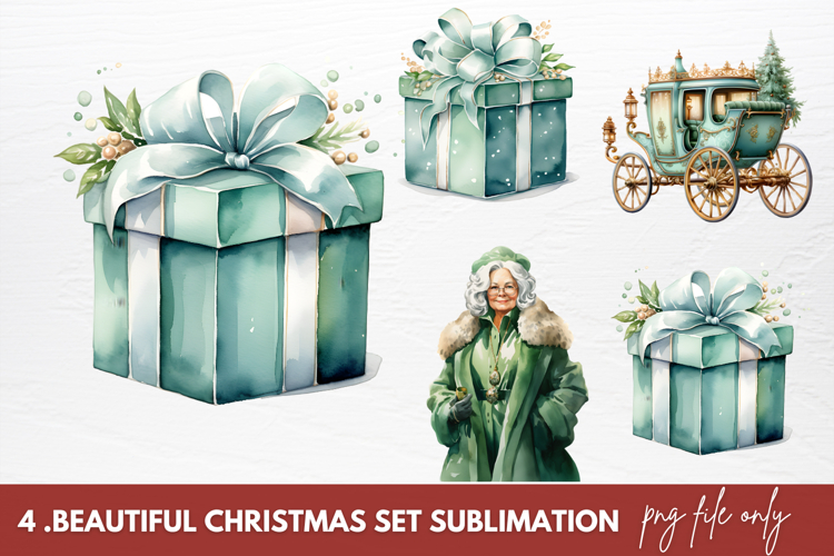 Christmas Watercolor Clipart Image 16