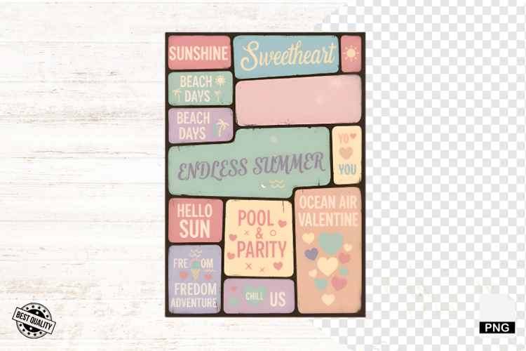 Summer Signs Png Sublimation - Summer Beach Png