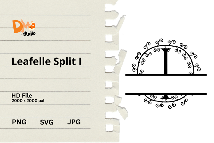 Floral Monogram Letter Svg Image 7