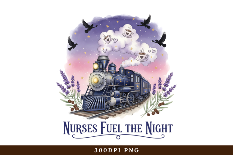 Dark Academia Nurse Sublimation Design