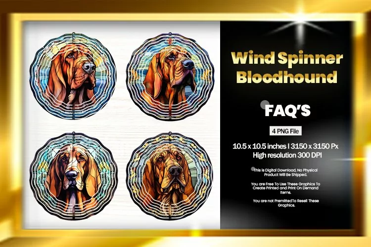 Bloodhound Wind Spinner Sublimation - 04 Variation