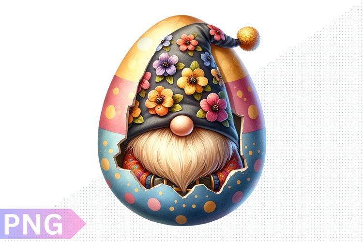 Easter Gnome Clipart
