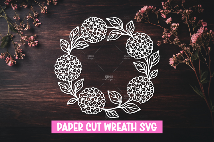 Floral Wreath Svg Image 9